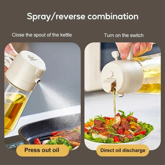 2 in 1 Oil Spray Bottle