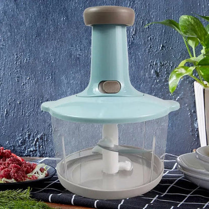 Hand Press Chopper With Handle