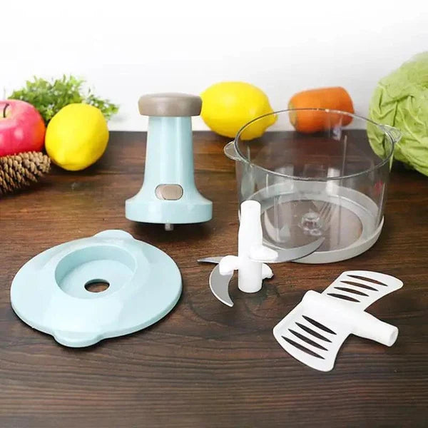 Hand Press Chopper With Handle