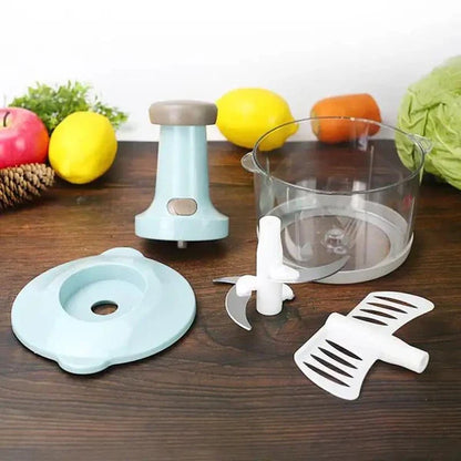 Hand Press Chopper With Handle