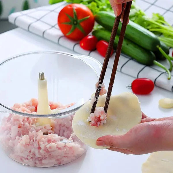 Hand Press Chopper With Handle